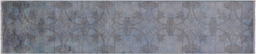 Runner Overdyed Full Pile Handmade Wool Rug - Manhattan Rugs