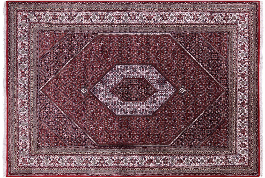 Fine Persian Bijar Handmade Wool & Silk Rug - Manhattan Rugs