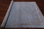 Grey 6' 1" X 9' 1" Hand Knotted Wool & Silk Contemporary Rug - Q6734