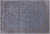 Grey 6' 1" X 9' 1" Hand Knotted Wool & Silk Contemporary Rug - Q6734