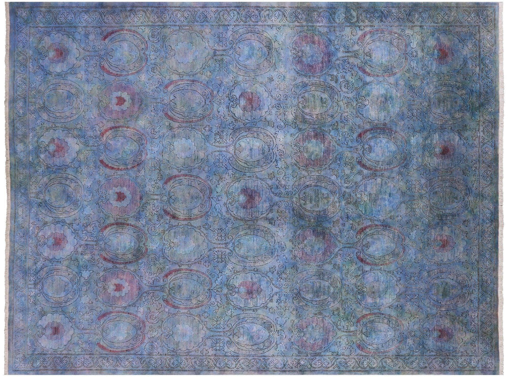 William Morris Full Pile Wool Overdyed Hand Knotted Rug - Manhattan Rugs