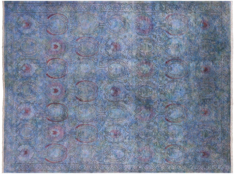 William Morris Full Pile Wool Overdyed Hand Knotted Rug - Manhattan Rugs