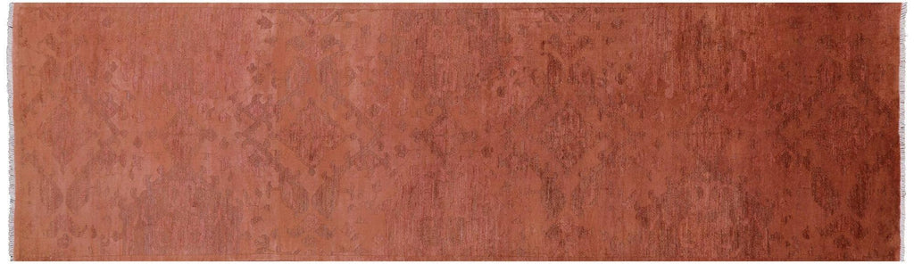 Overdyed Full Pile Hand Knotted Runner Rug - Manhattan Rugs