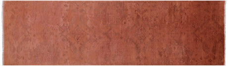 Overdyed Full Pile Hand Knotted Runner Rug - Manhattan Rugs