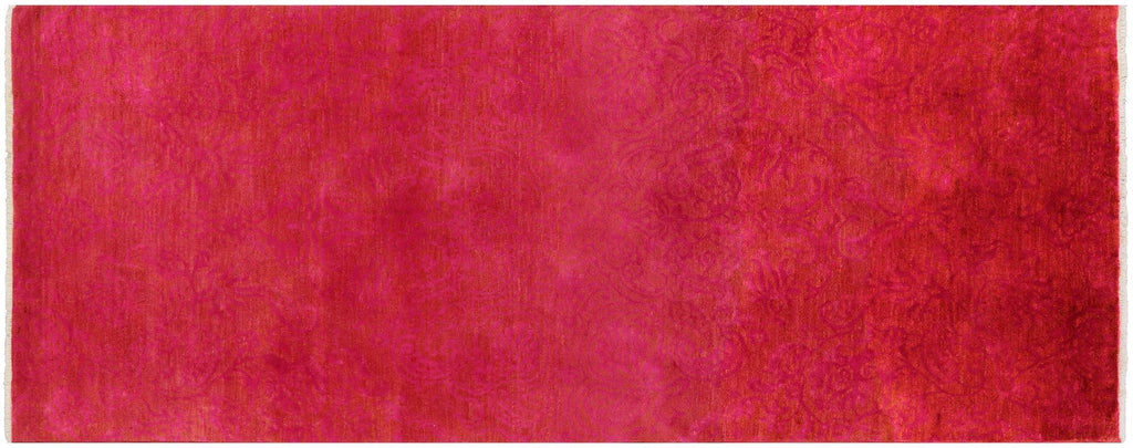 Overdyed Full Pile Wool Handmade Runner Rug - Manhattan Rugs