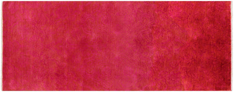 Overdyed Full Pile Wool Handmade Runner Rug - Manhattan Rugs