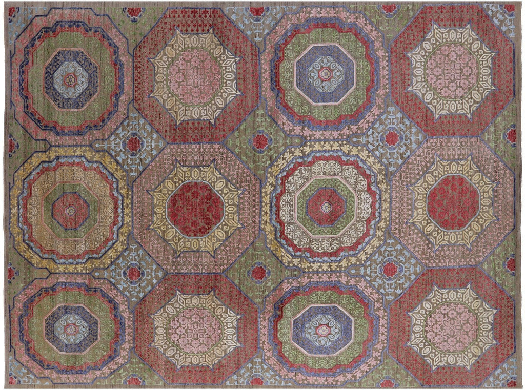 Mamluk Hand-Knotted Wool & Silk Rug - Manhattan Rugs