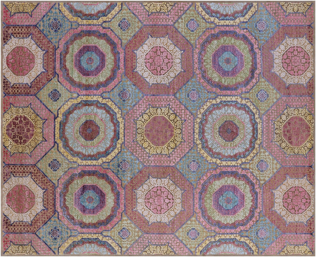 Wool & Silk Mamluk Handmade Rug - Manhattan Rugs