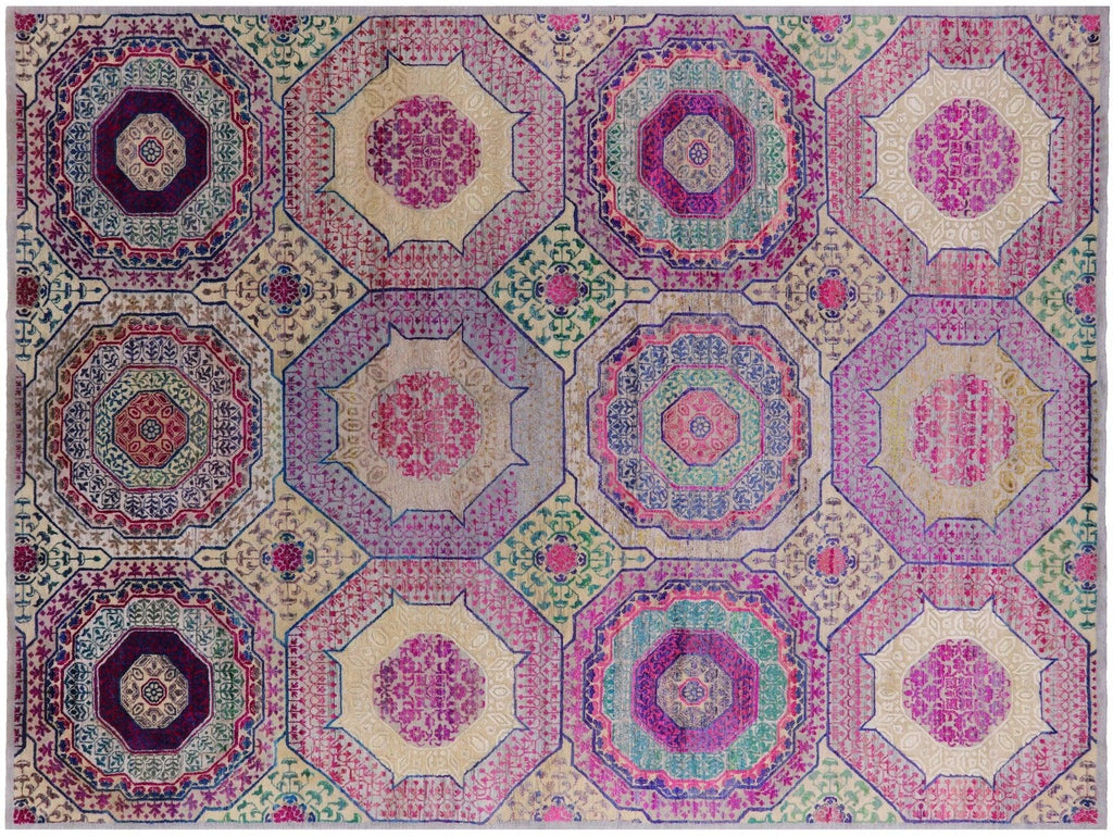 Wool & Silk Mamluk Hand Knotted Rug - Manhattan Rugs