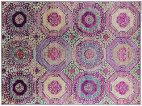 Wool & Silk Mamluk Hand Knotted Rug - Manhattan Rugs