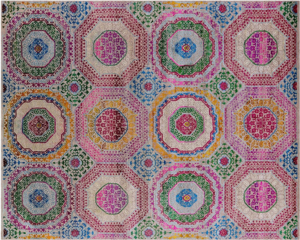 Mamluk Handmade Wool & Silk Rug - Manhattan Rugs