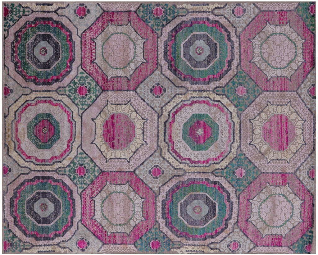 Mamluk Wool & Silk Hand-Knotted Rug - Manhattan Rugs