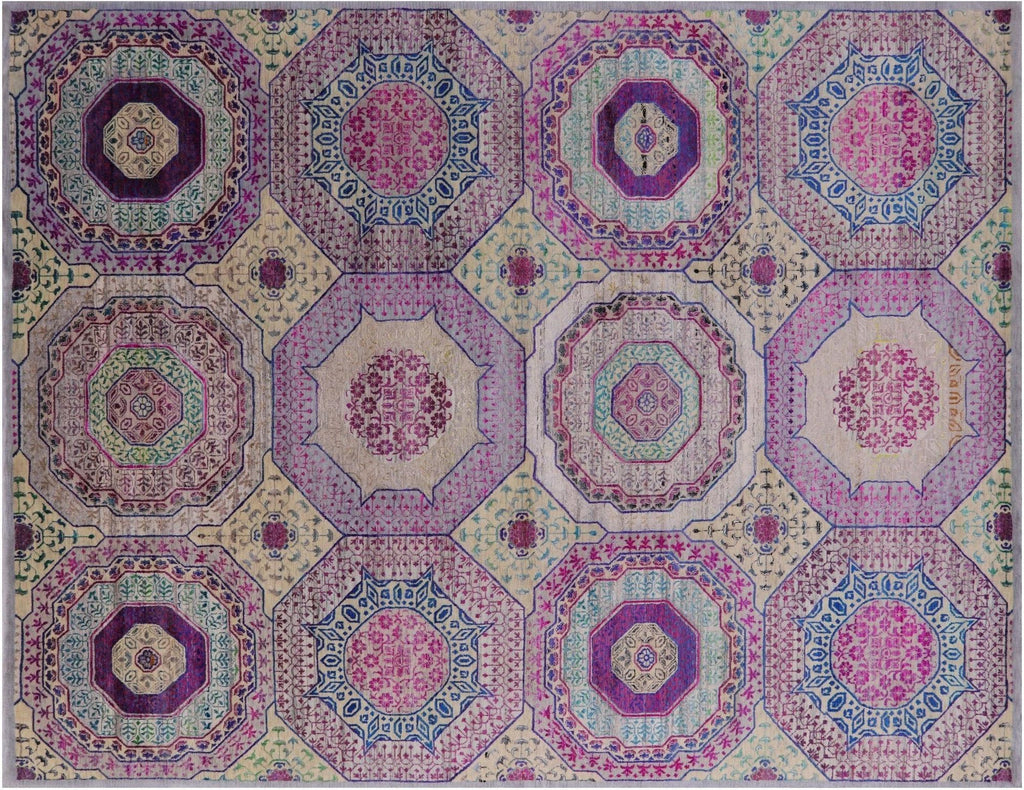 Mamluk Hand-Knotted Wool & Silk Rug - Manhattan Rugs