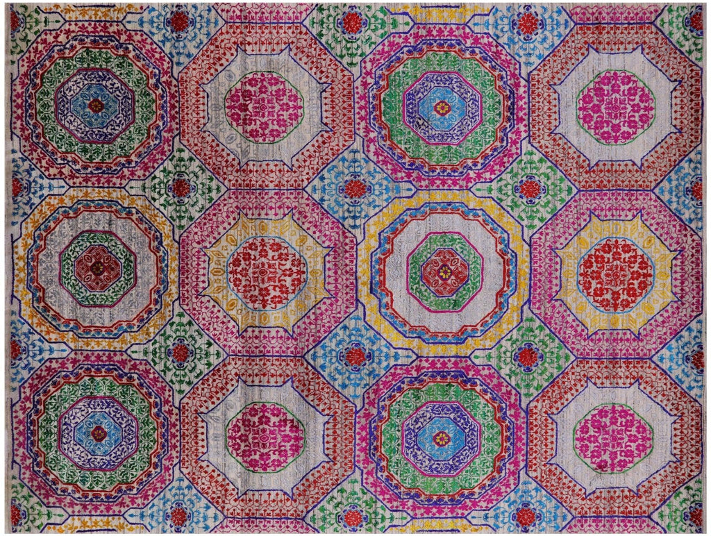 Mamluk Handmade Wool & Silk Rug - Manhattan Rugs