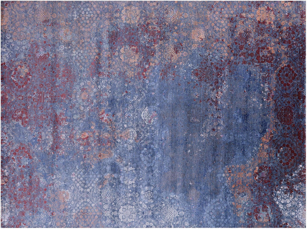 Modern Handmade Wool & Silk Rug - Manhattan Rugs
