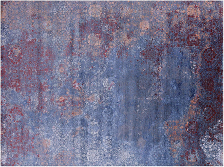Modern Handmade Wool & Silk Rug - Manhattan Rugs
