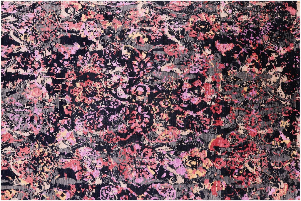 Handmade Modern Wool & Silk Rug - Manhattan Rugs