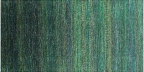 Gabbeh Savannah Grass Wool & Silk Hand-Knotted Rug - Manhattan Rugs