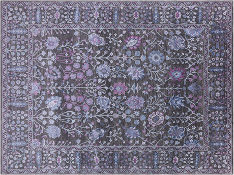 Persian Tabriz Wool & Silk Hand Knotted Rug - Manhattan Rugs