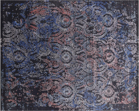 Hand-Knotted Persian Wool & Silk Rug - Manhattan Rugs