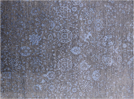 Persian Tabriz Hand Knotted Wool & Silk Rug - Manhattan Rugs