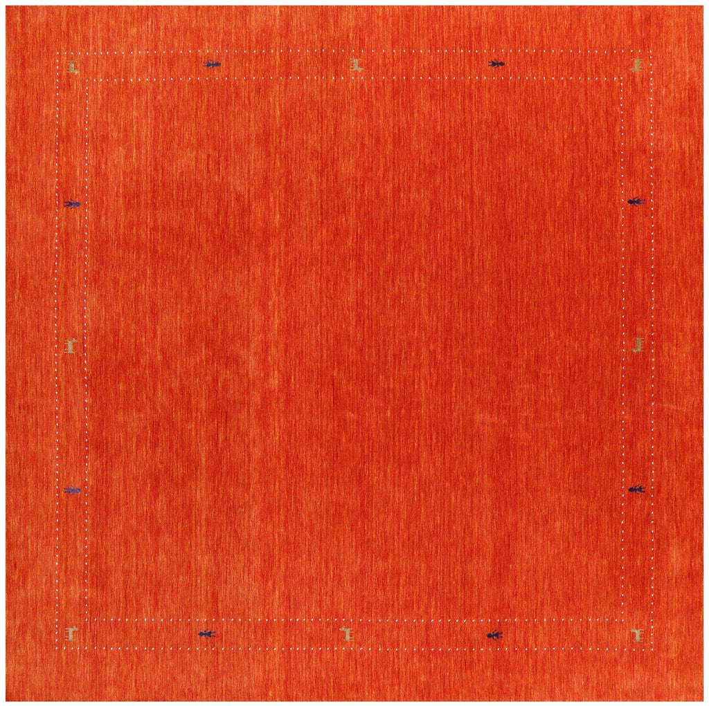 Square Handmade Persian Gabbeh Wool Rug - Manhattan Rugs