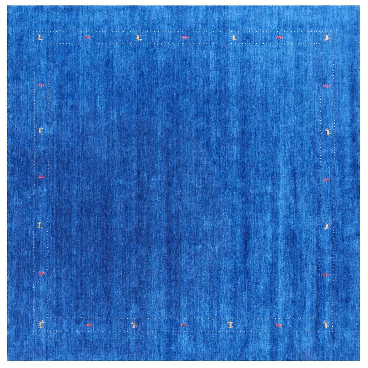 9' Square Persian Gabbeh Handmade Rug – Manhattan Rugs