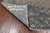 SUPER SALE Grey 8' 2" X 10' 0" Modern Hand-Knotted Wool & Silk Rug - Q7046