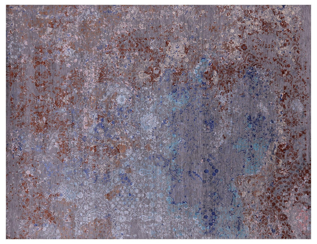 Handmade Modern Wool & Silk Rug - Manhattan Rugs