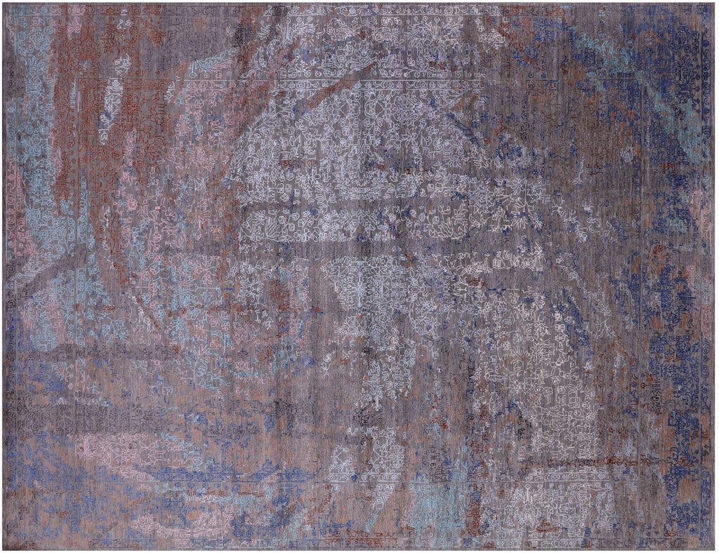 Modern Wool & Silk Handmade Rug - Manhattan Rugs