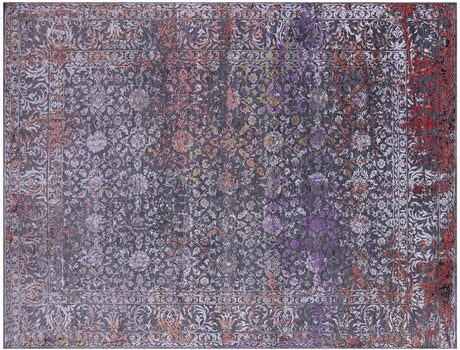 Hand-Knotted Persian Tabriz Wool & Silk Rug - Manhattan Rugs