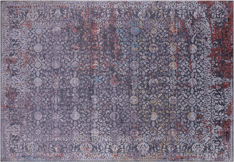Persian Tabriz Wool & Silk Hand-Knotted Rug - Manhattan Rugs