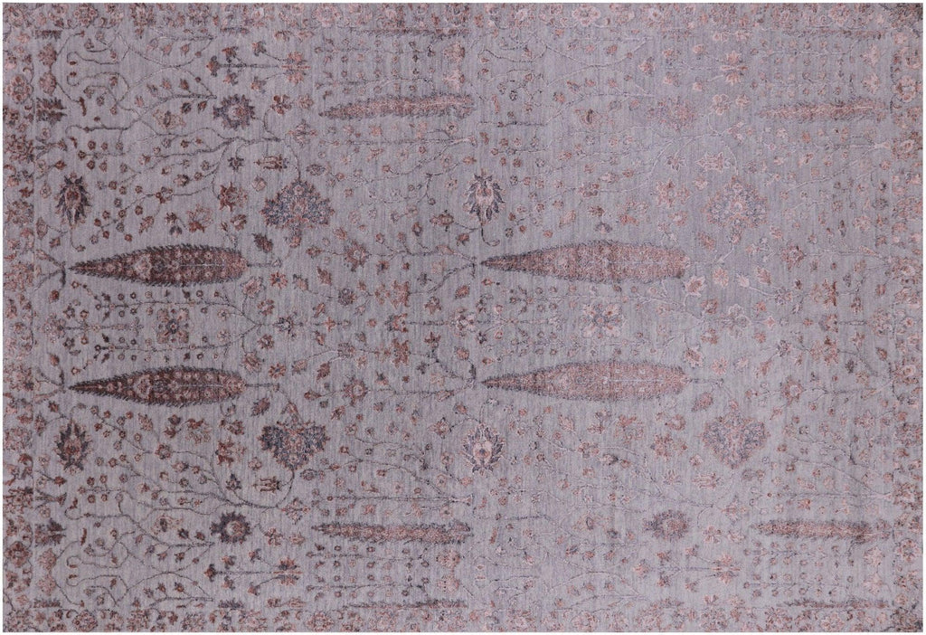 Cypress Tree Hand Knotted Wool & Silk Rug - Manhattan Rugs