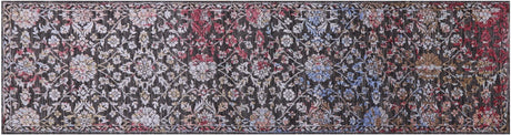 Runner Persian Tabriz Wool & Silk Hand-Knotted Rug - Manhattan Rugs