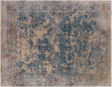 Wool & Silk Persian Hand-Knotted Rug - Manhattan Rugs