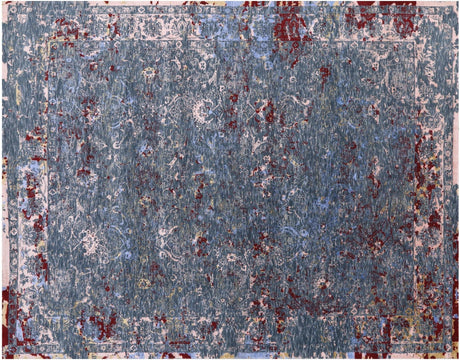 Handmade Persian Wool & Silk Rug - Manhattan Rugs