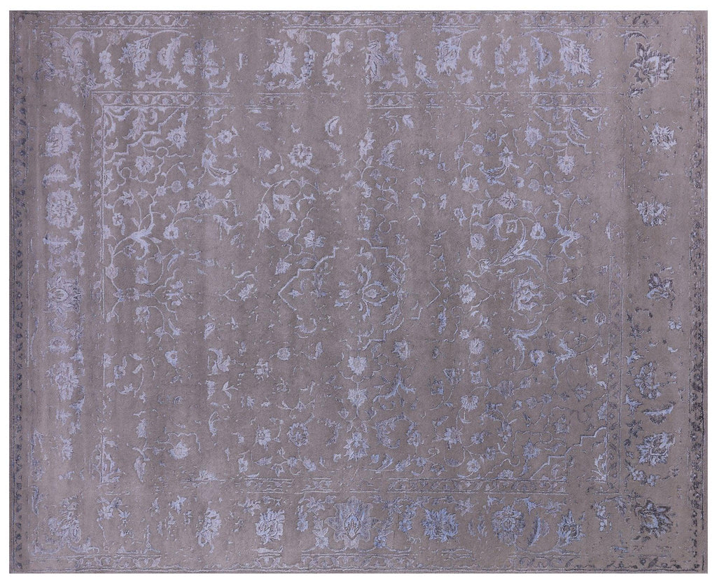 Persian Heriz Serapi Hand Knotted Wool & Silk Rug - Manhattan Rugs