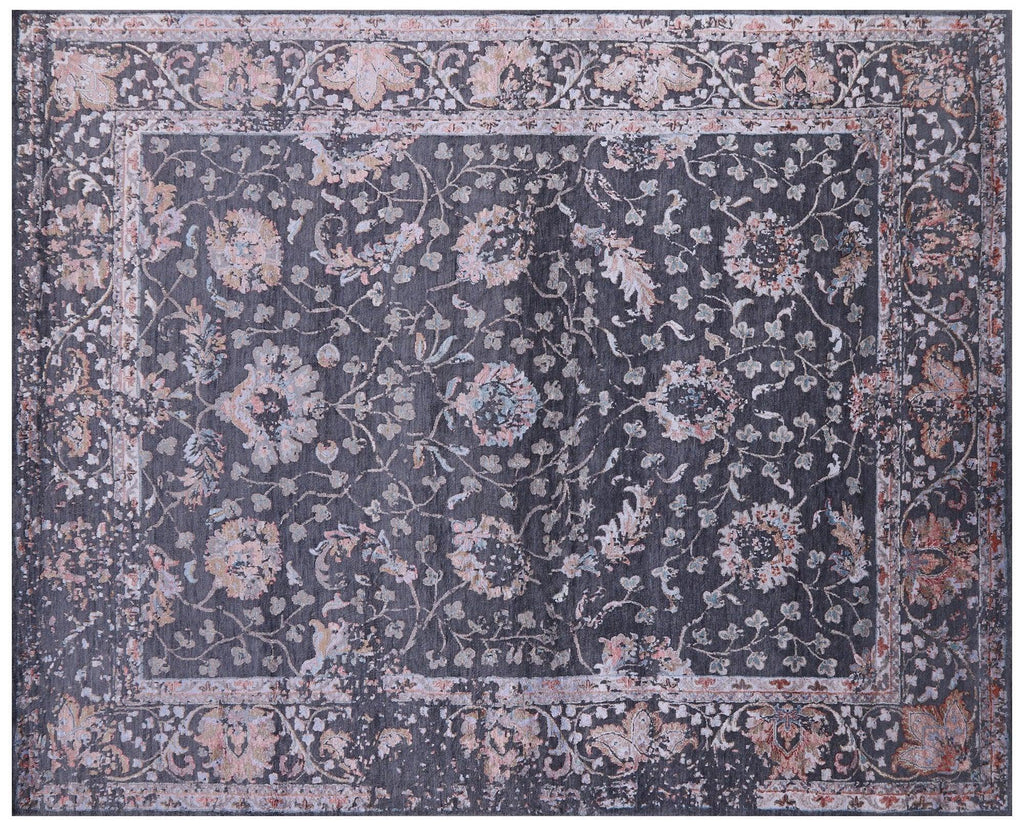 Persian Tabriz Wool & Silk Handmade Rug - Manhattan Rugs