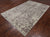 SUPER SALE Ivory 6' 1" X 9' 3" Wool & Silk Persian Handmade Rug - Q7109