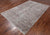 SUPER SALE Grey Hand Knotted Persian Wool & Silk Rug 6' 0" X 9' 2" - Q7111