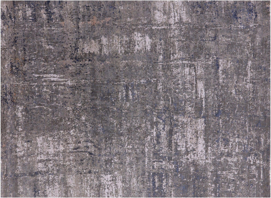 Modern Hand Knotted Wool & Silk Rug - Manhattan Rugs
