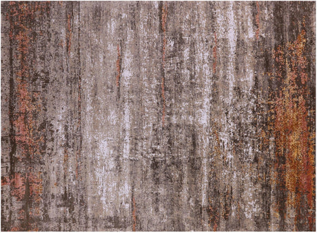 Handmade Modern Wool & Silk Rug - Manhattan Rugs