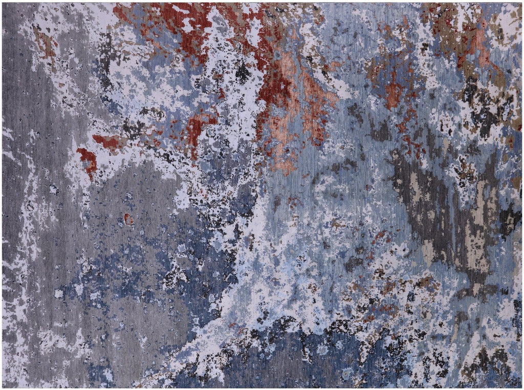 Modern Handmade Wool & Silk Rug - Manhattan Rugs