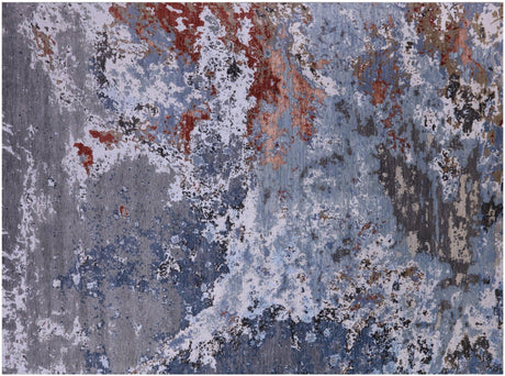 Modern Handmade Wool & Silk Rug - Manhattan Rugs