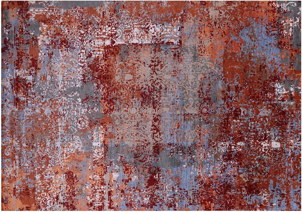 Modern Handmade Wool & Silk Rug - Manhattan Rugs