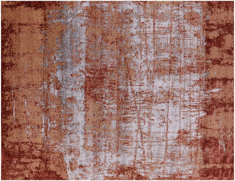 Wool & Silk Modern Hand Knotted Rug - Manhattan Rugs