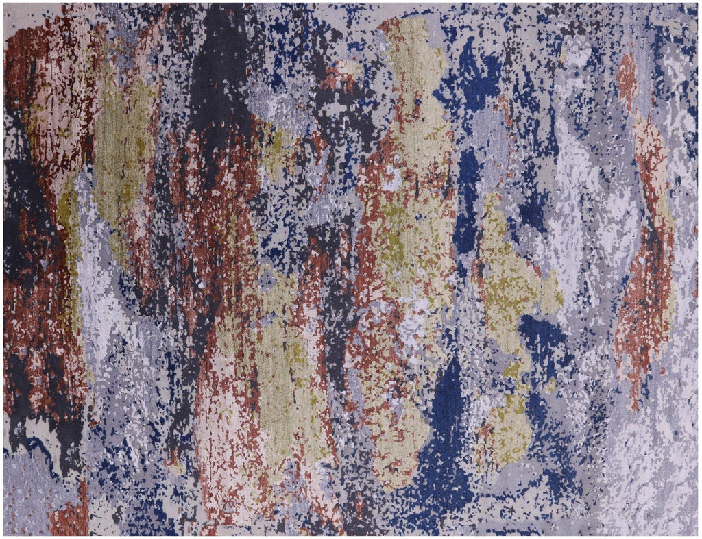 Handmade Wool & Silk Modern Rug - Manhattan Rugs