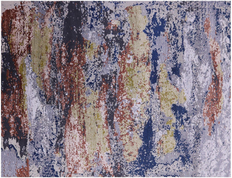 Handmade Wool & Silk Modern Rug - Manhattan Rugs