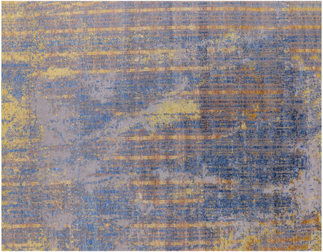 Handmade Modern Wool & Silk Rug - Manhattan Rugs