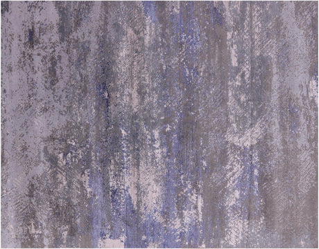 Wool & Silk Modern Handmade Rug - Manhattan Rugs